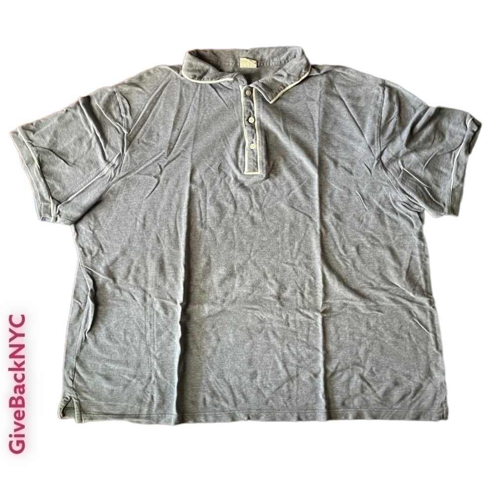 626 Blue Gray Polo T-shirt 4XL